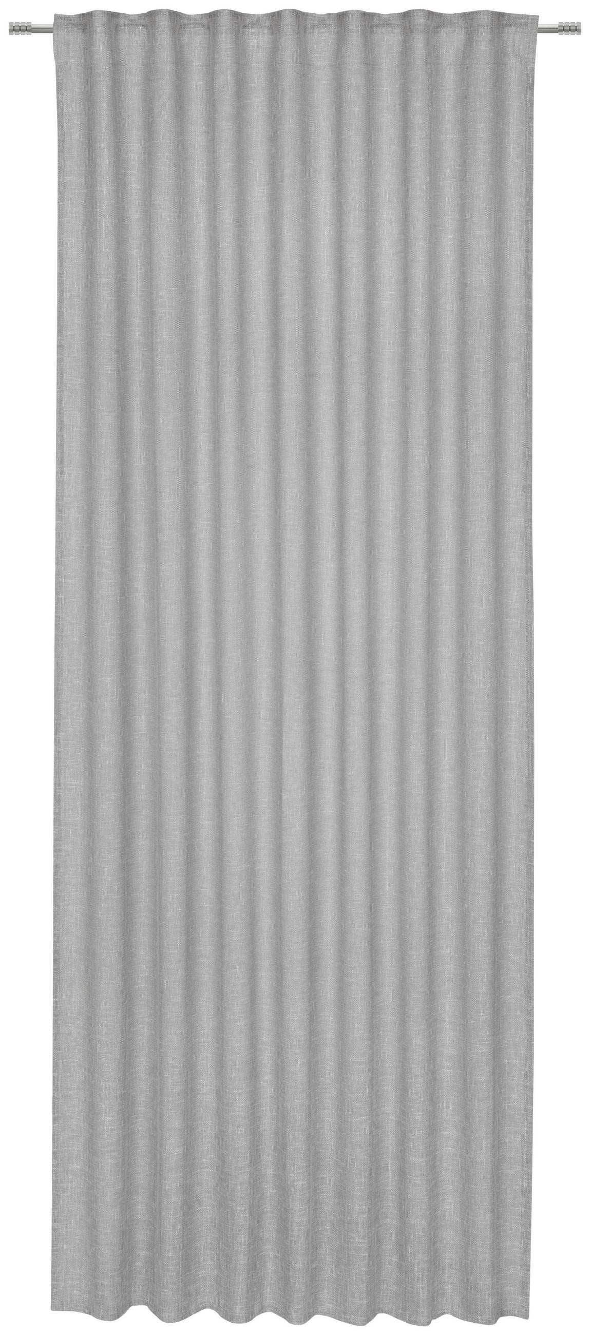 FERTIGVORHANG halbtransparent  - Anthrazit, Trend, Textil (140/260cm) - Dieter Knoll