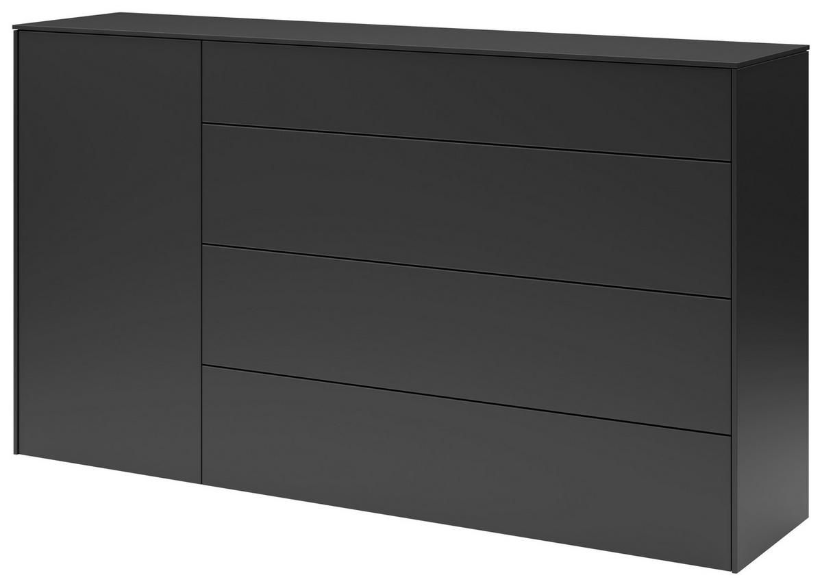 SIDEBOARD Riverside  in 169/97/42 cm  - Schwarz, Design, Holzwerkstoff/Kunststoff (169/97/42cm) - SetOne by Musterring