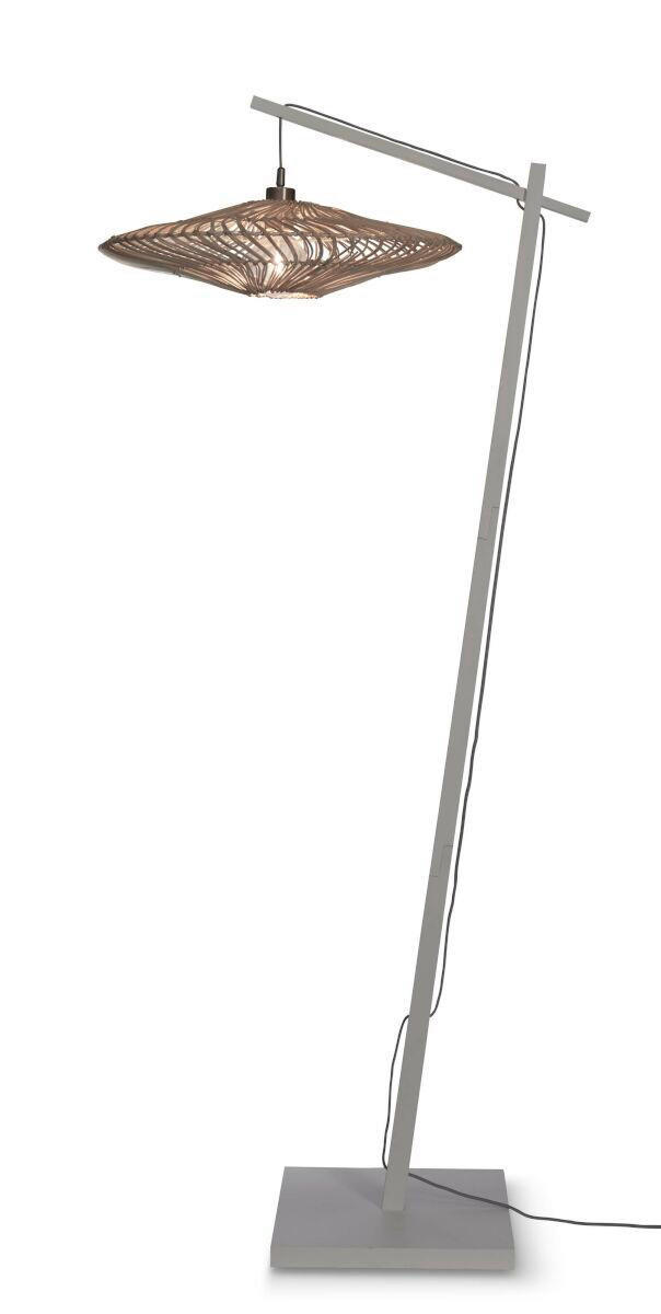 GOLVLAMPA GOOD&MOJO  73/55/176 cm    - vit, Trend, naturmaterial (73/55/176cm) - Good & Mojo