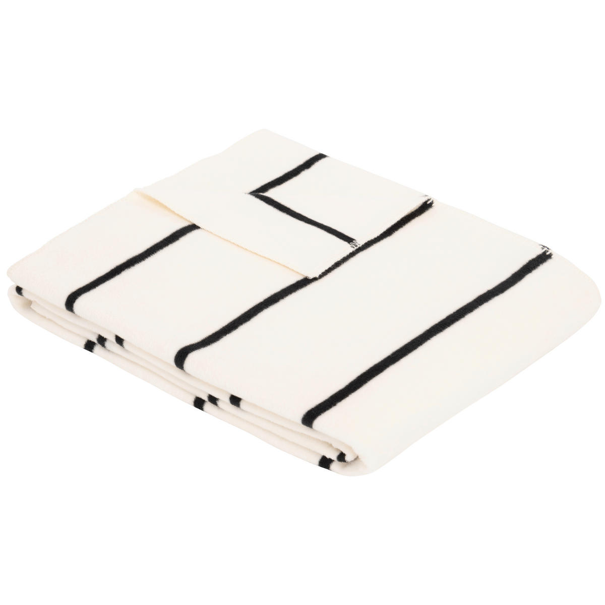 ĆEBE 150/200 cm   - bela/crna, Osnovno, tekstil (150/200cm) - Bugatti