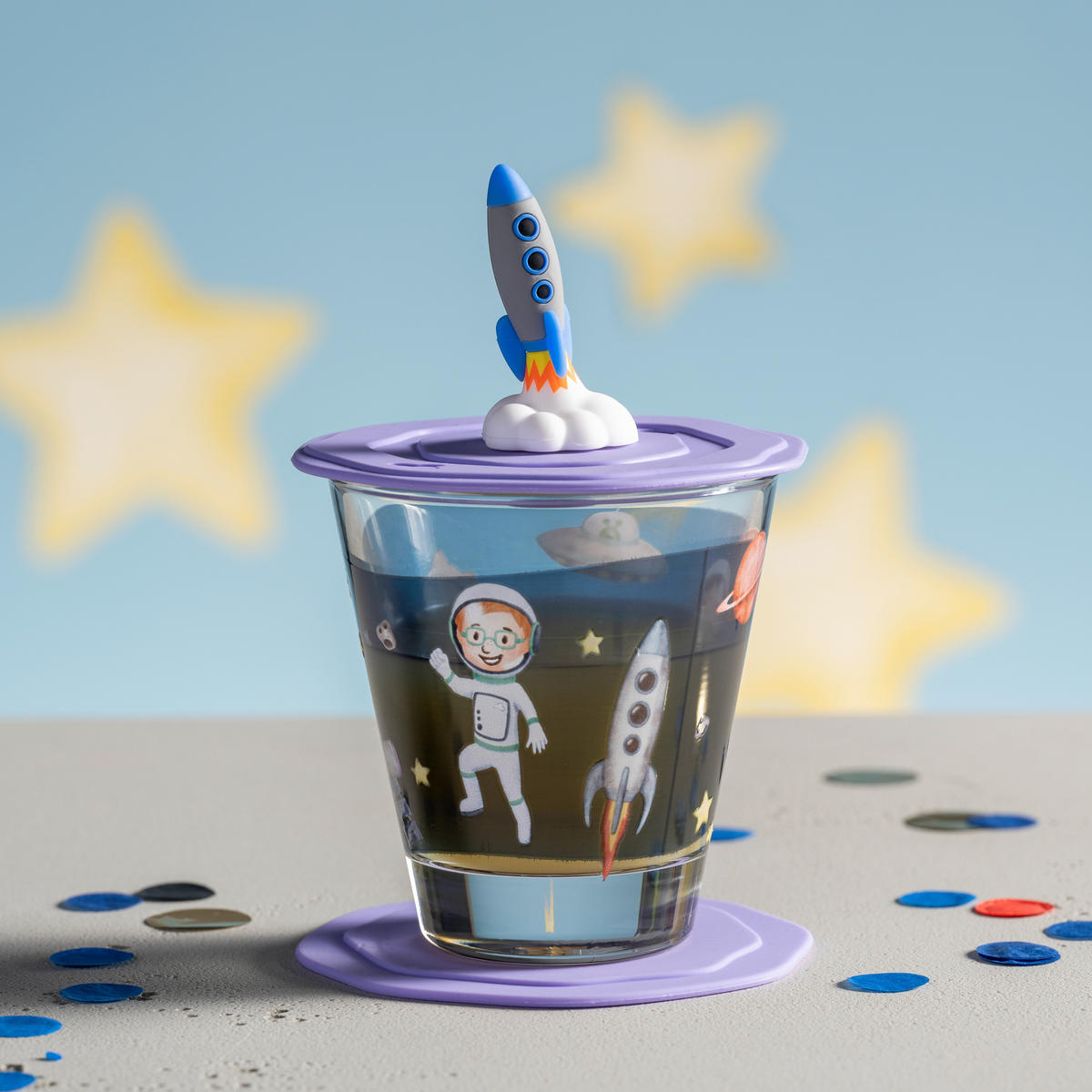 KINDER-GLÄSERSET 6-teilig  - Trend, Glas (8,5/9/8,5cm) - Leonardo