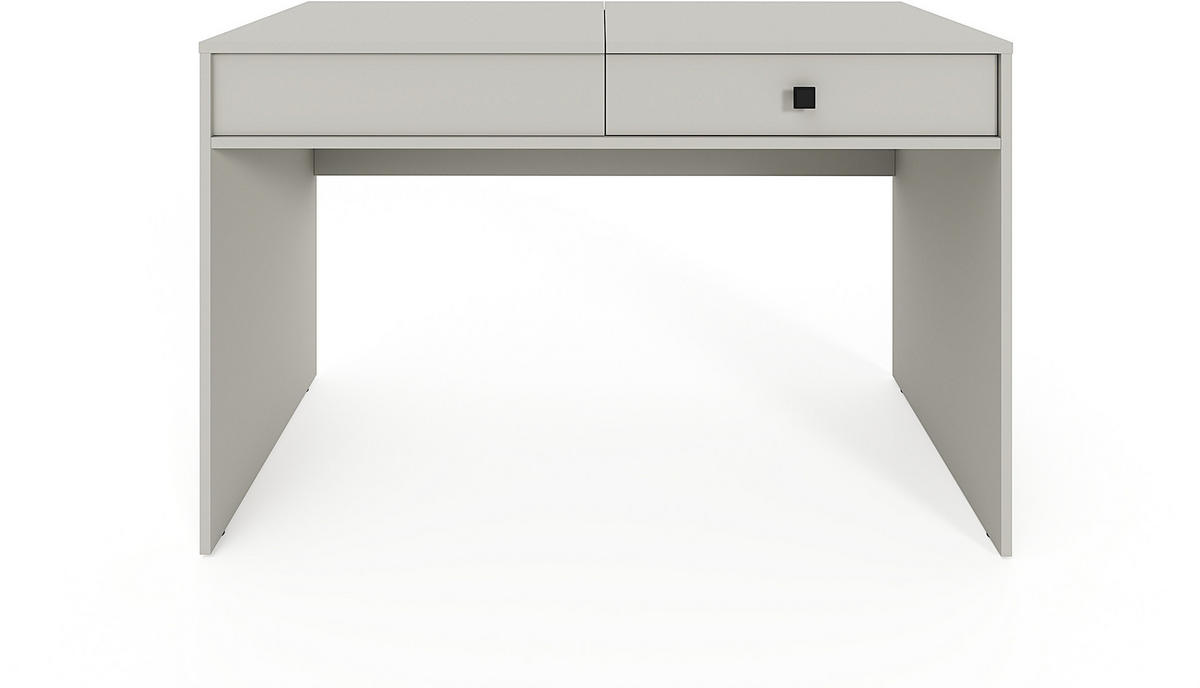 SCHMINKTISCH 120/50/76 cm, Kaschmir  - Kaschmir/Schwarz, MODERN, Holzwerkstoff/Kunststoff (120/50/76cm) - Milino