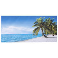 MALBA NA PLÁTNĚ, pláž a moře, 115/55/3 cm - vícebarevná, Konvenční, dřevo/papír (115/55/3cm) - Euroart