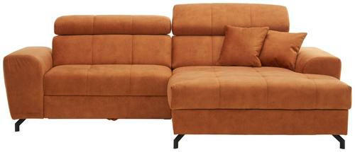 Carryhome ROHOVÁ SEDACIA SÚPRAVA, textil, oranžová