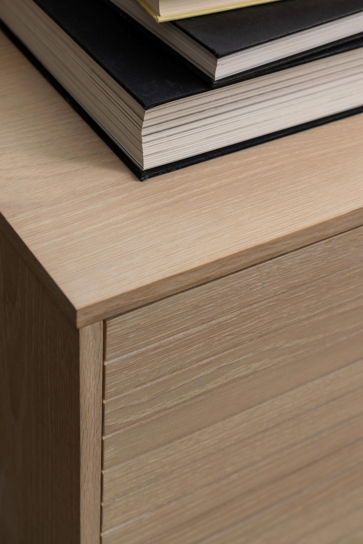 KOMMODE 135,4/80/40 cm  in Eichefarben  - Weiss/Eichefarben, Design, Holzwerkstoff (135,4/80/40cm) - Livetastic