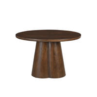 ESSTISCH 120/120/77 cm Echtholz  Holz rund Braun  - Braun, MODERN, Holz (120/120/77cm) - MID.YOU