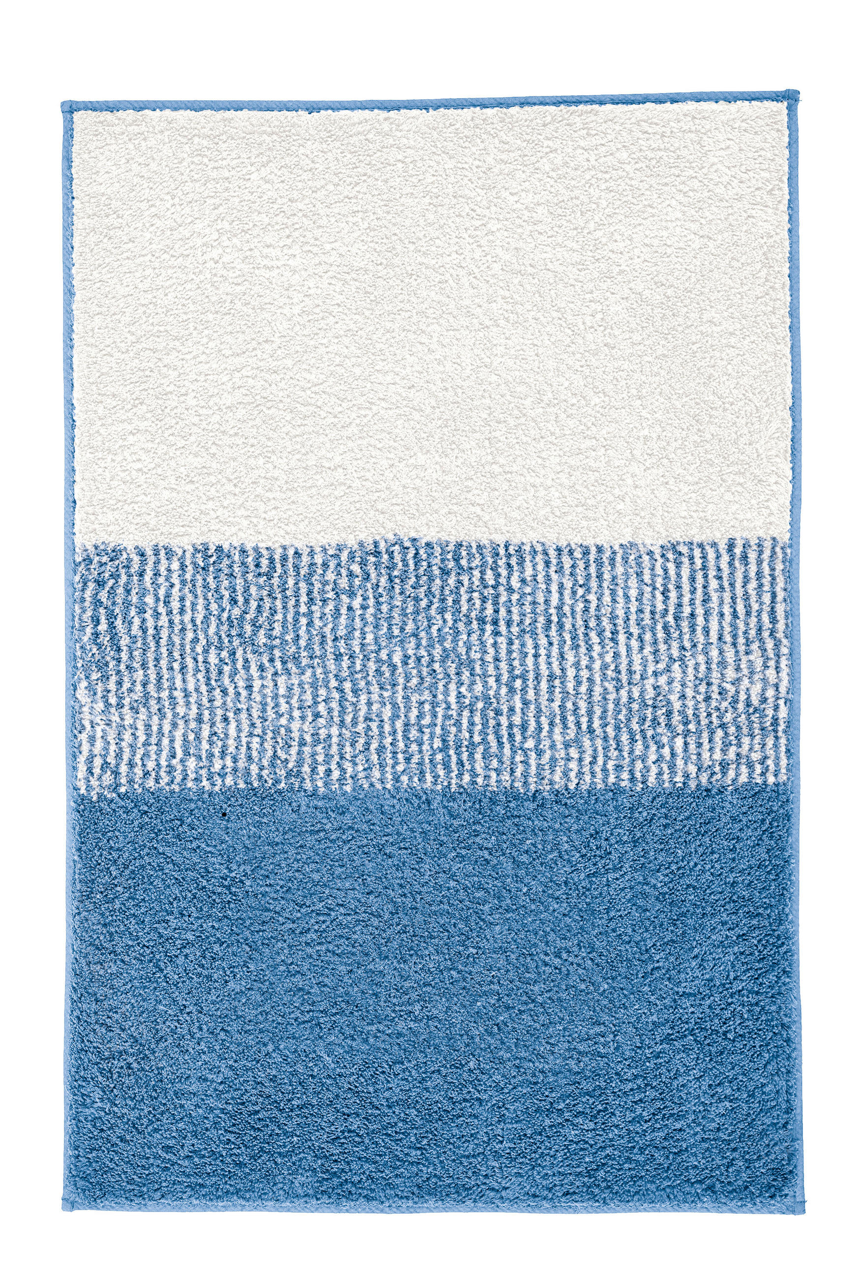 BADTEPPICH CASSIA Blau 70/120/120 cm  - Blau, Basics, Kunststoff/Textil (70/120/120cm) - Kleine Wolke