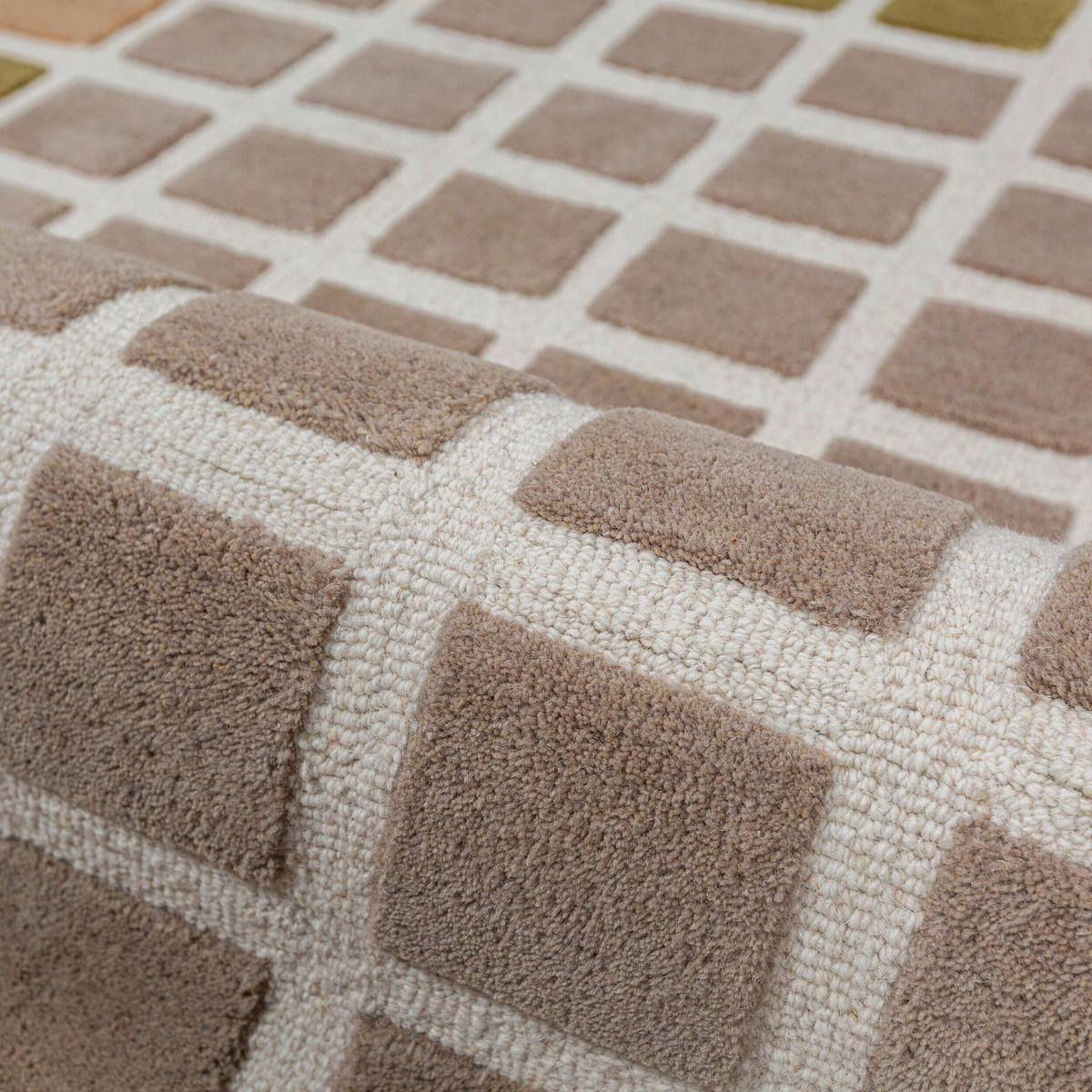 WOLLTEPPICH 160/230 cm Renga Grün rechteckig  - Grün, Basics, Textil (160/230cm) - Flair Rugs