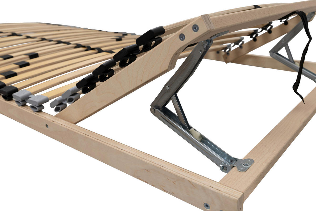 LATTENROST 80/200 cm Kopfteil, Mittelzone verstellbar, Birke  - Naturfarben, Basics, Holz (80/200cm) - MID.YOU