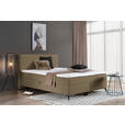 BOXBETT 140/200 cm  in Hellbraun  - Hellbraun/Schwarz, Design, Holz/Holzwerkstoff (140/200cm) - Xora