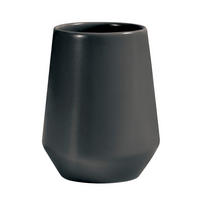 ZAHNBÜRSTENHALTER Keramik  - Schwarz, Basics, Keramik (9/11,5cm) - Spirella