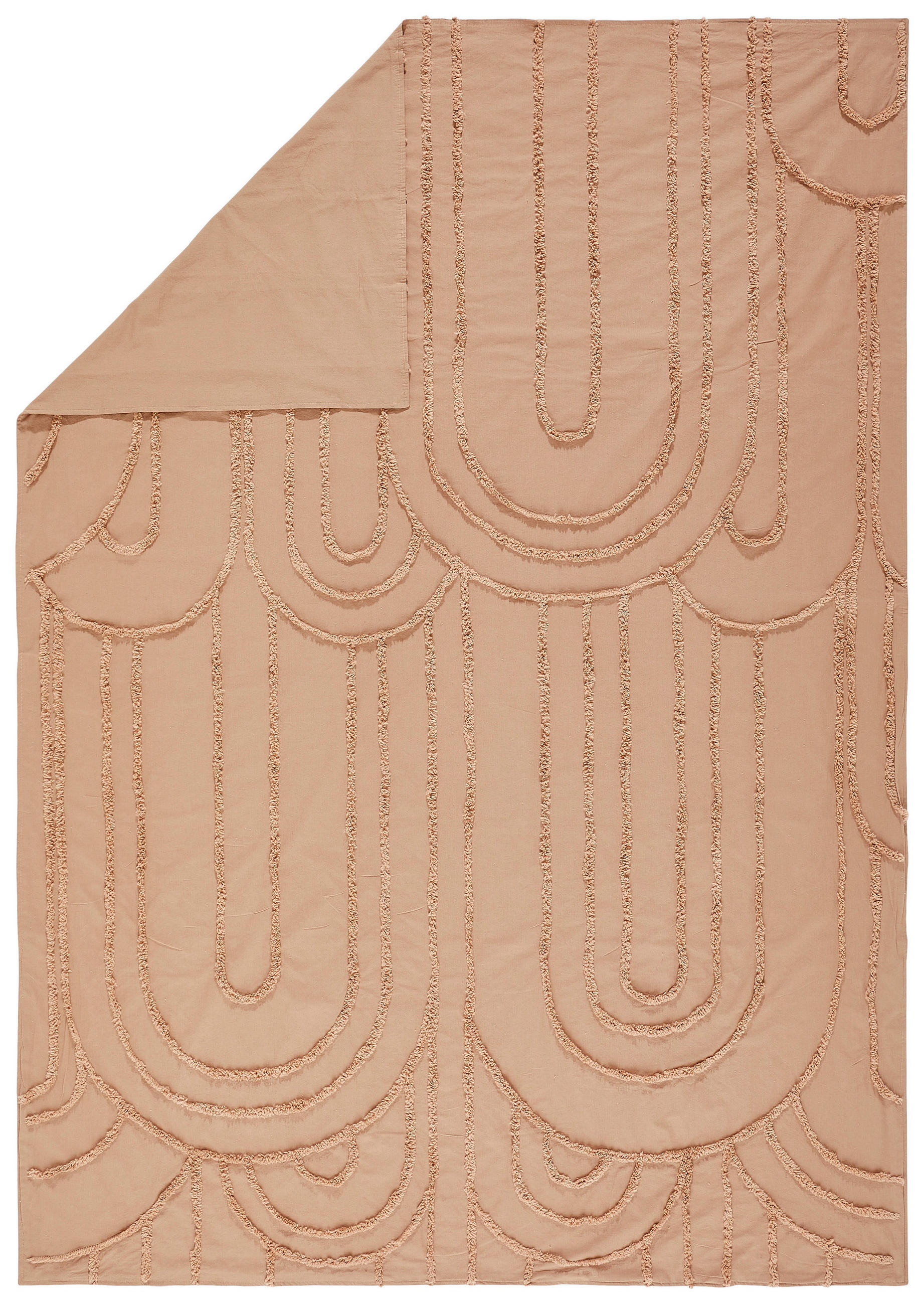 DEKORAČNÁ PRIKRÝVKA, bavlna, 140/200 cm - svetlohnedá, Modern, textil (140/200cm) - Ambiente