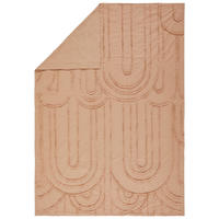 DEKORAČNÁ PRIKRÝVKA, bavlna, 140/200 cm - svetlohnedá, Modern, textil (140/200cm) - Ambiente