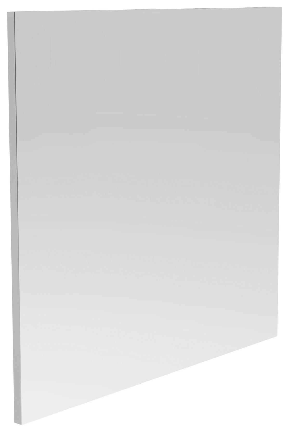 WANDSPIEGEL 75/80/2 cm    in rechteckig  - Weiß, KONVENTIONELL, Glas/Holzwerkstoff (75/80/2cm) - Novel
