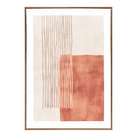 LEINWANDBILD Abstraktes Beige  - Beige/Naturfarben, Basics, Holzwerkstoff/Textil (50/70/2,5cm)