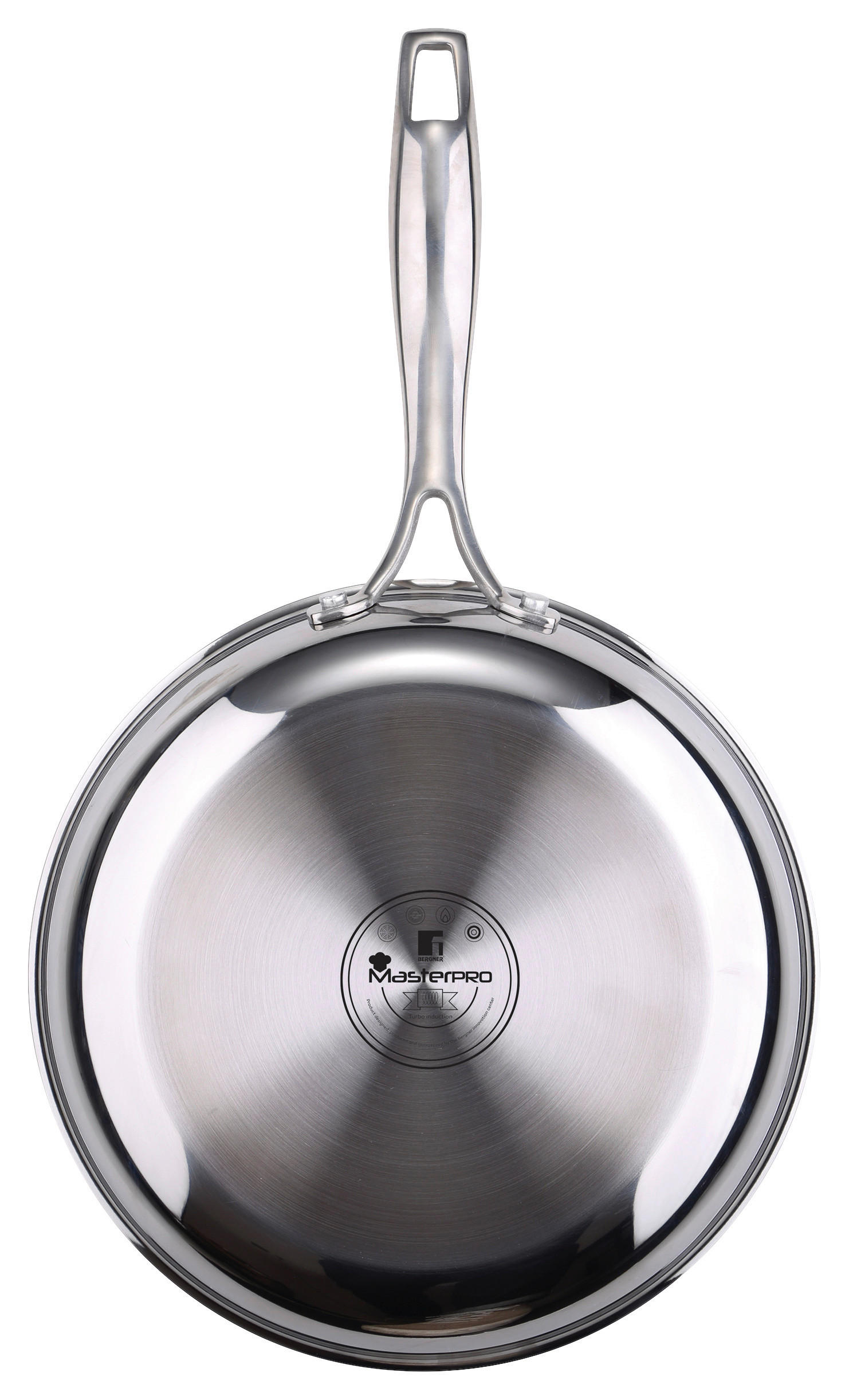 BRATPFANNE 20 cm  - Silberfarben, Basics, Metall (20cm) - Masterpro