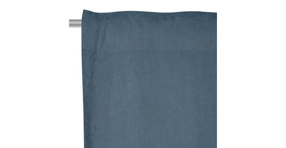 FERTIGVORHANG blickdicht  - Blau, Basics, Textil (140/245cm) - Esposa