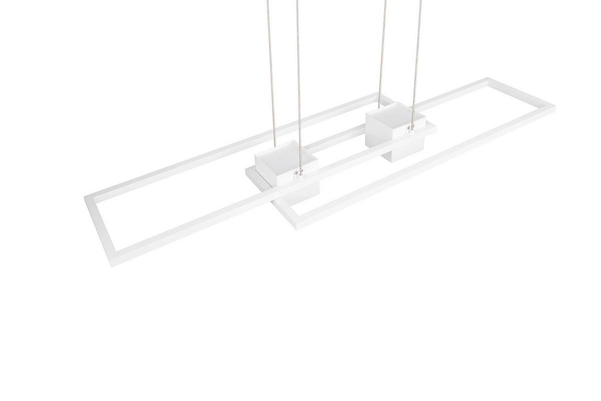 LED-PENDELLAMPA Albany 100/28/150 cm  - vit, Design, metall (100/28/150cm) - Trio Leuchten