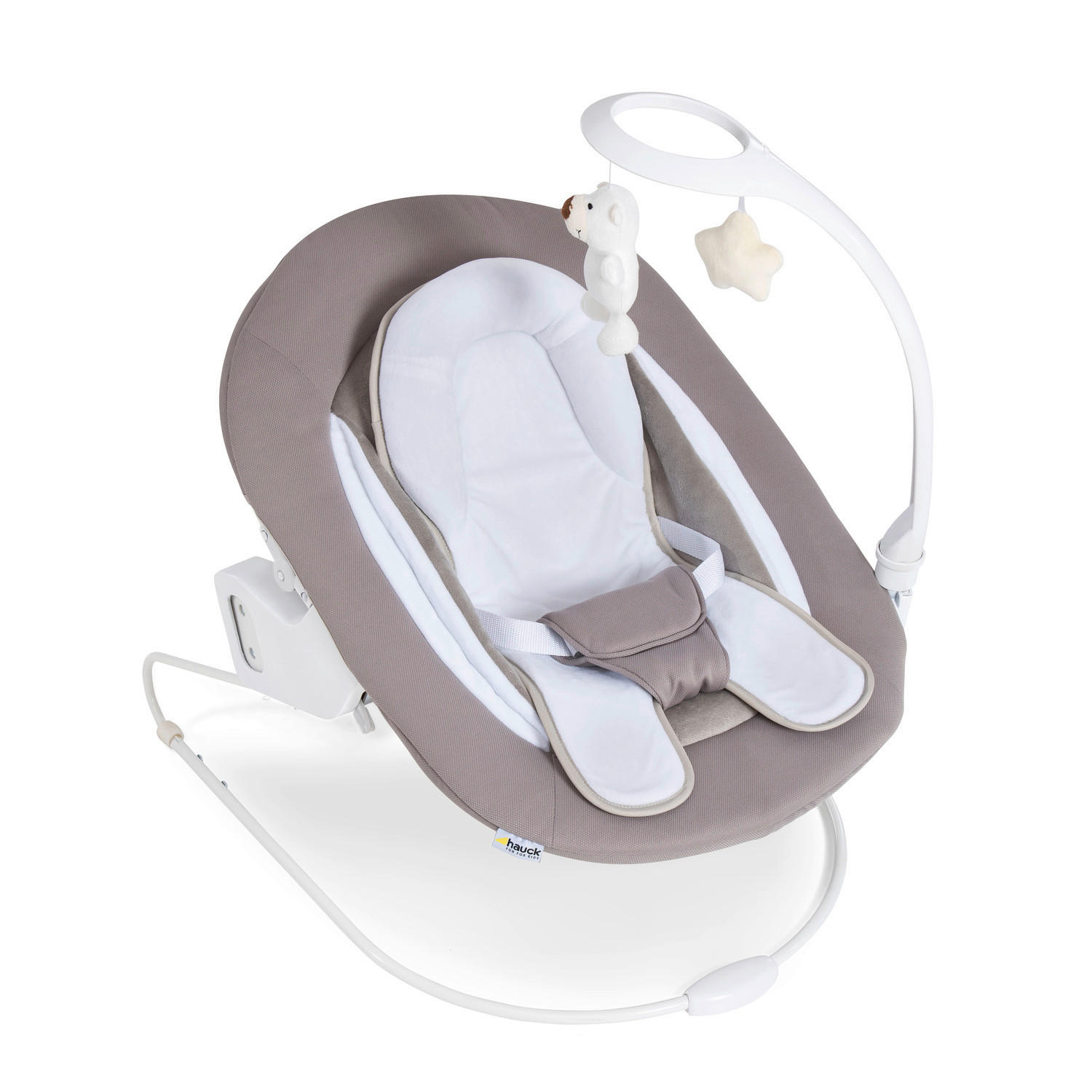 HOCHSTUHLLIEGE ALPHA BOUNCER DELUXE  - Sandfarben, Basics, Textil (66/49/45cm) - Hauck