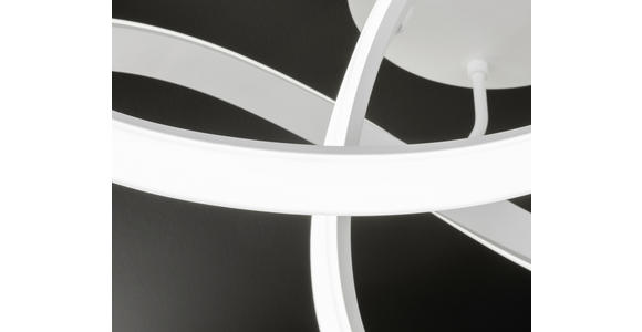 LED-DECKENLEUCHTE 45 W 59/29 cm - Weiß, Design, Kunststoff/Metall (59/29cm) - Ambiente