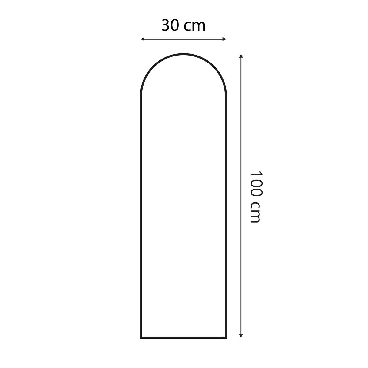 WANDPANEEL 30/100/2.5 cm  - Creme, Basics, Kunststoff/Textil (30/100/2.5cm)