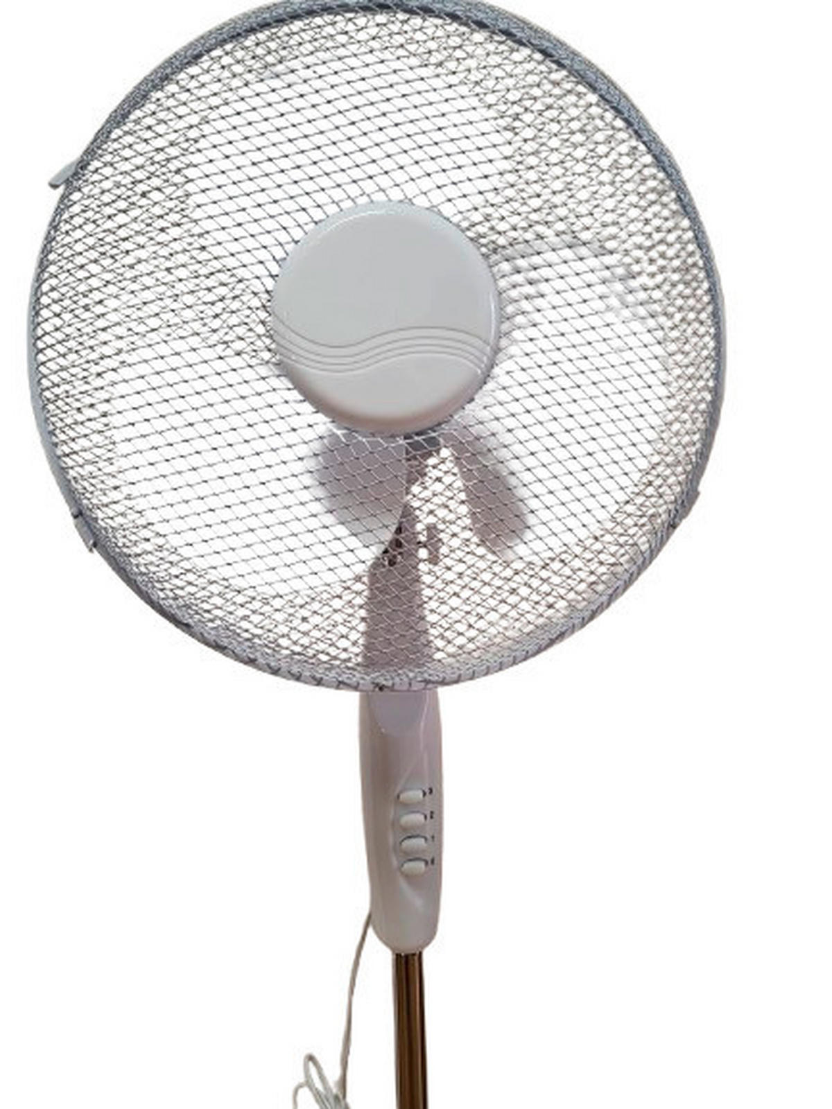 VENTILATOR PODNI  bijela     - bijela, Basics, metal (40/max 130cm)