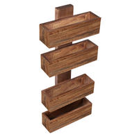 WANDREGAL  - Naturfarben, Design, Holz (30/72/9cm) - Livetastic