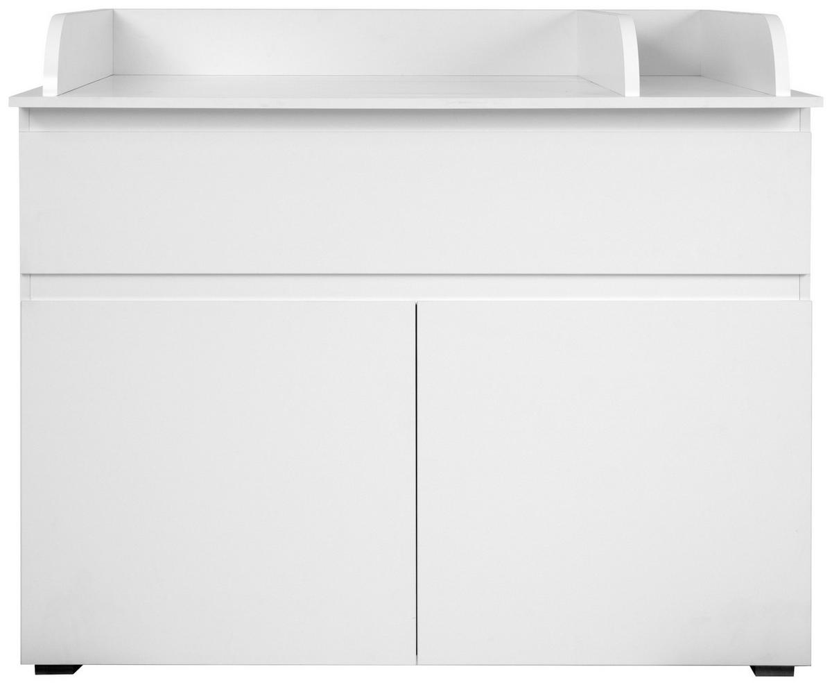 WICKELKOMMODE Weiß  - Weiß, Basics, Holzwerkstoff (120/102/77cm) - MID.YOU