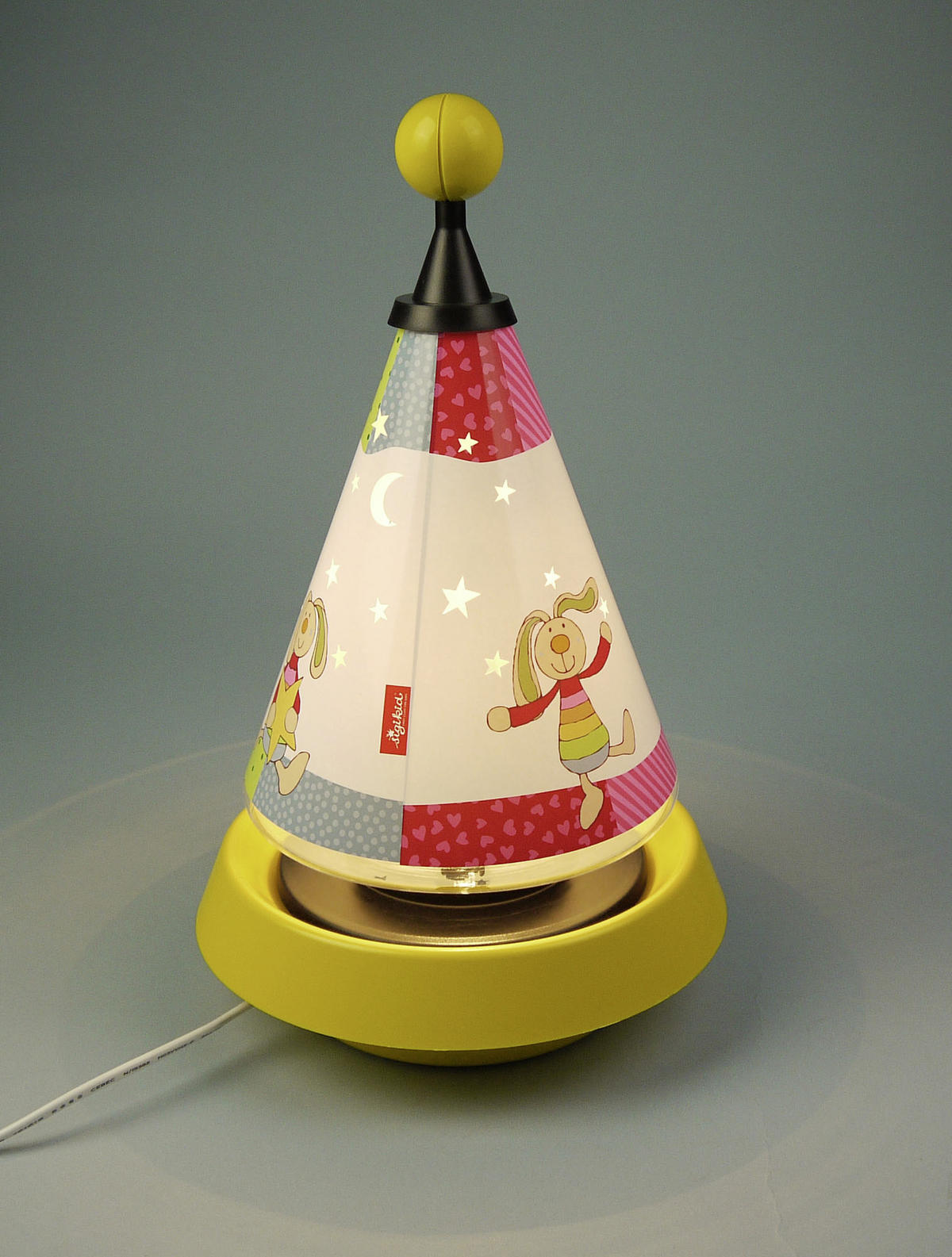 KINDERTISCHLEUCHTE 21/35 cm   - Blau/Gelb, LIFESTYLE, Kunststoff (21/35cm) - Niermann