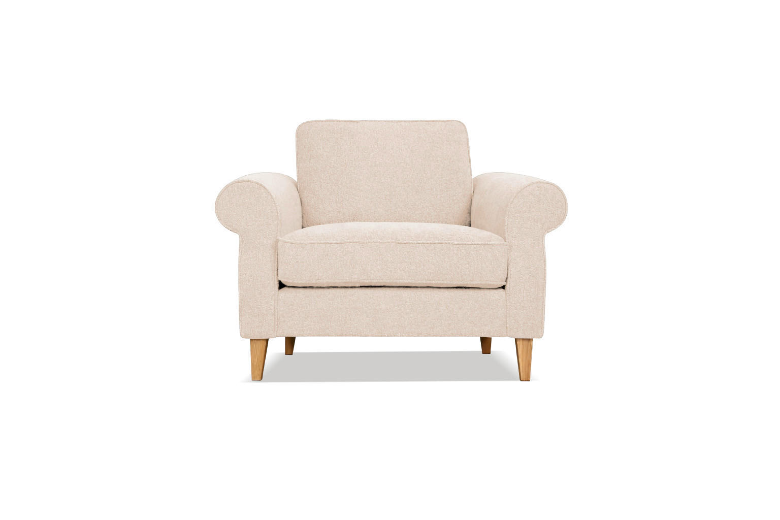 SESSEL in Creme  - Creme, Design, Textil (104/82/91cm) - Livetastic