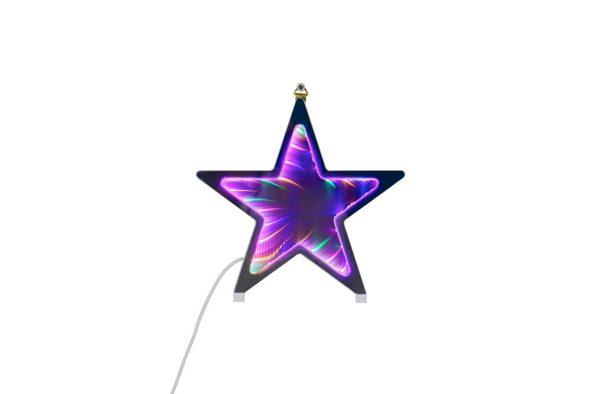 LED-WANDLEUCHTE Etoile 20/20/6 cm  - Weiß, LIFESTYLE, Kunststoff (20/20/6cm)