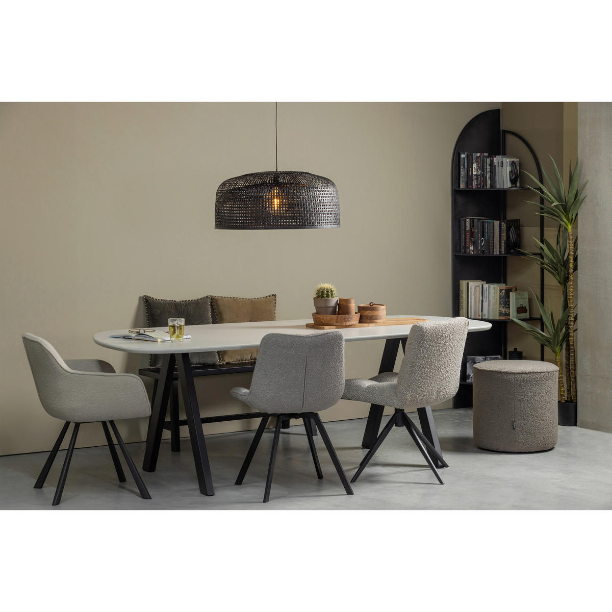 SITZBANK in Holz Schwarz  - Schwarz, Design, Holz (110/45/35cm) - Livetastic