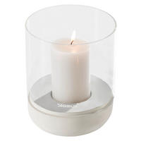 WINDLICHT Greige 15/22,5 cm  - Greige, Basics, Glas/Stein (15/22,5cm) - Blomus