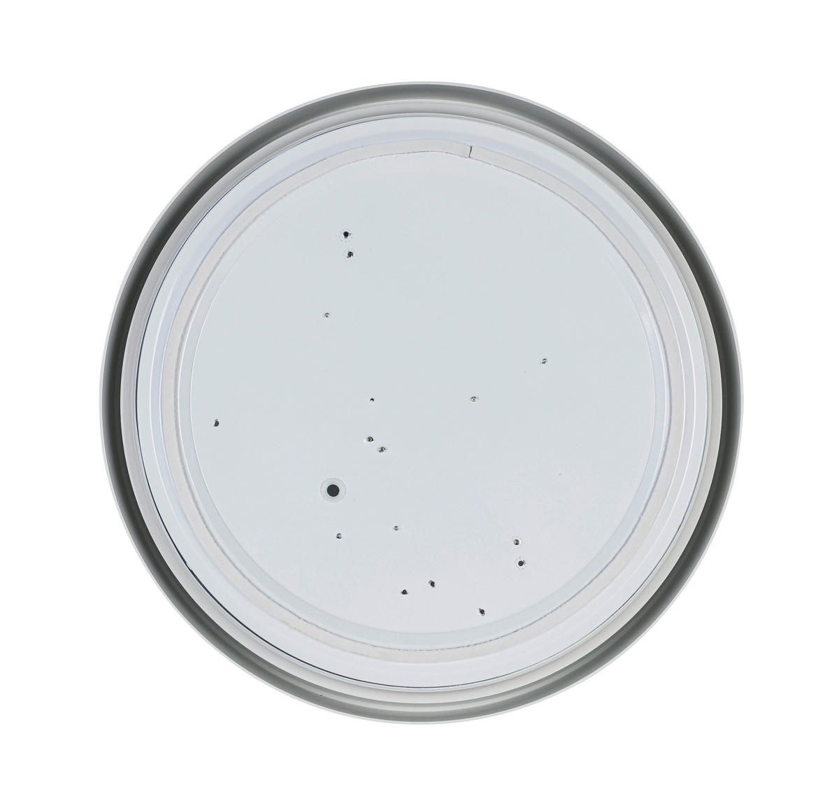 DECKENLEUCHTE  40/7 cm    - Walnussfarben/Schwarz, Trend, Kunststoff/Metall (40/7cm) - Novel