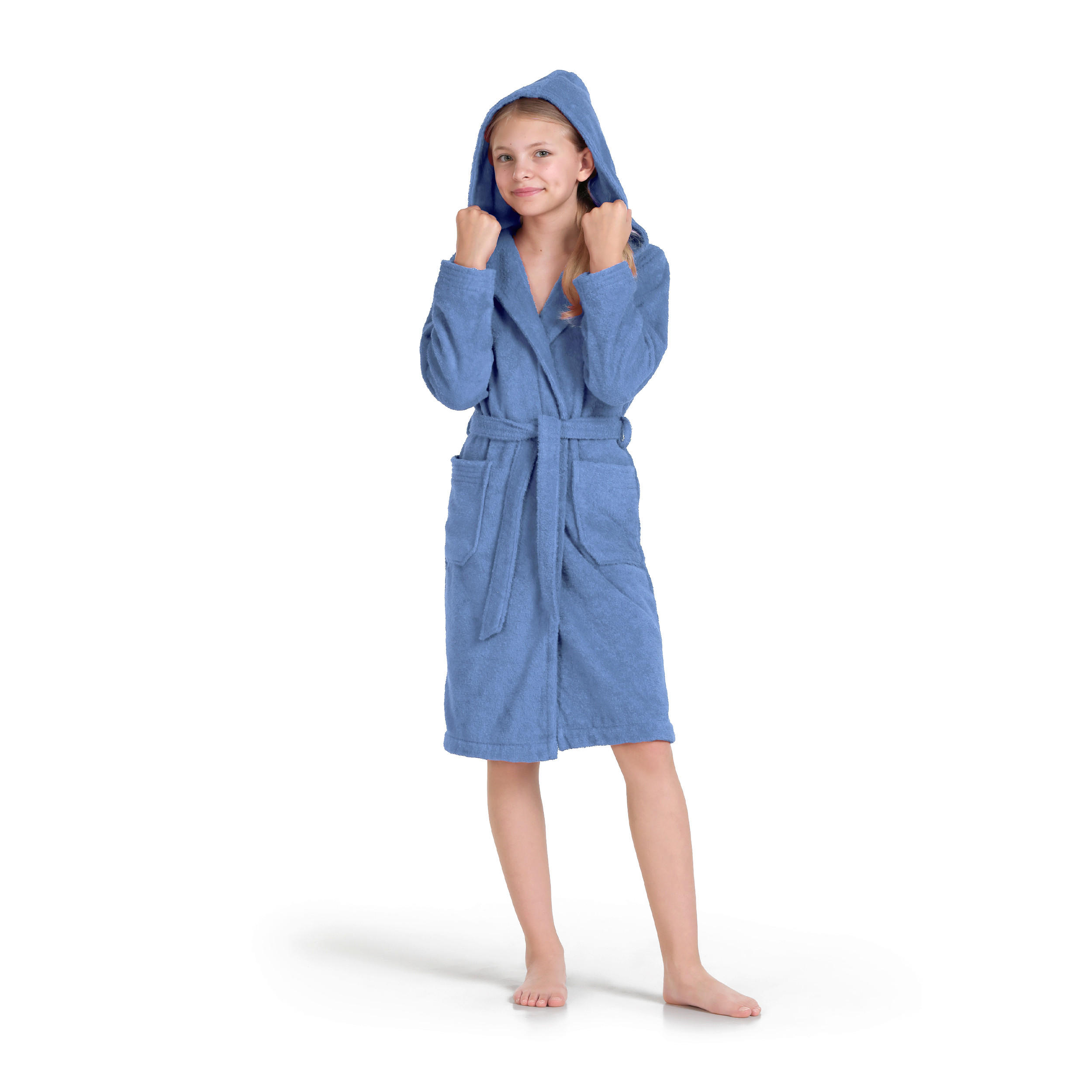 Moeve Kinderbademantel Superwuschel Blau
