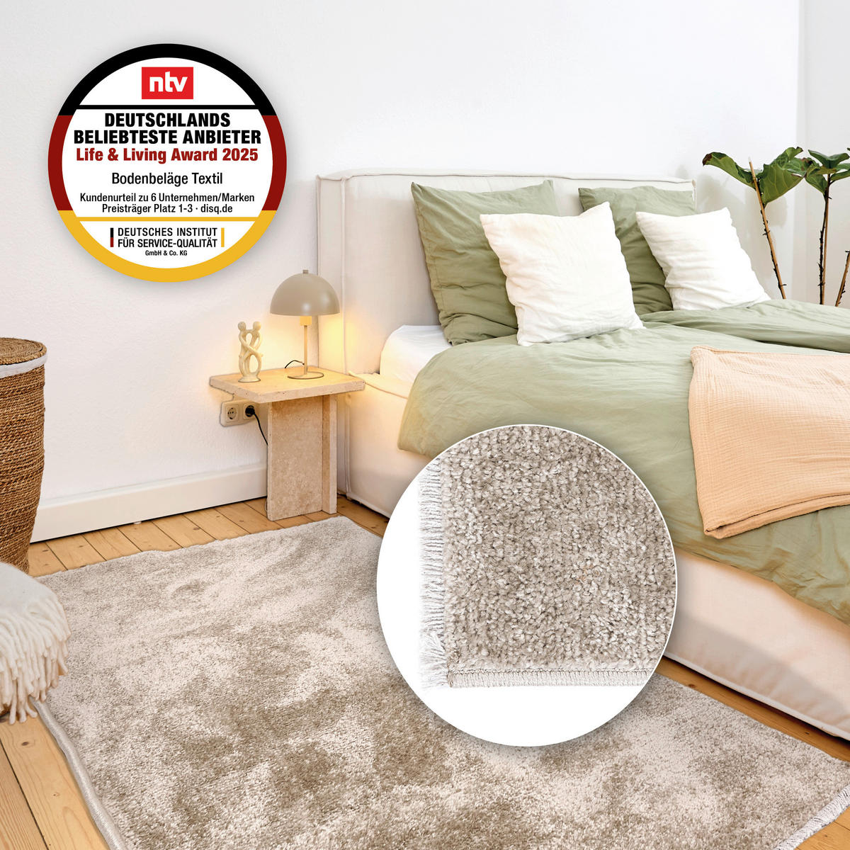 WEBTEPPICH 120/180 cm Stevie Beige rechteckig  - Beige, Basics, Kunststoff (120/180cm) - Astra