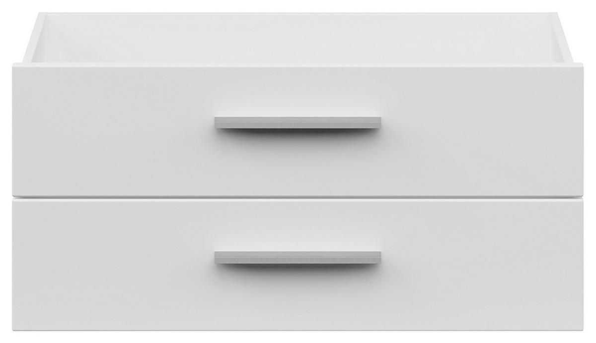 SCHUBKASTENEINSATZ 75,5/34,5/36,6 cm   - Weiss Hochglanz, Konventionell, Holzwerkstoff (75,5/34,5/36,6cm) - Voleo