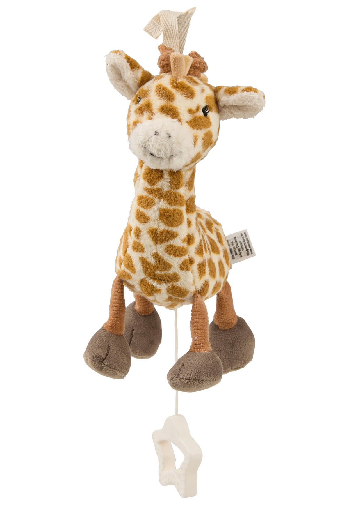 SPIELUHR Giraffe Kaya 20/15/7 cm  - Dunkelgelb, Basics, Textil (20/15/7cm) - Sterntaler