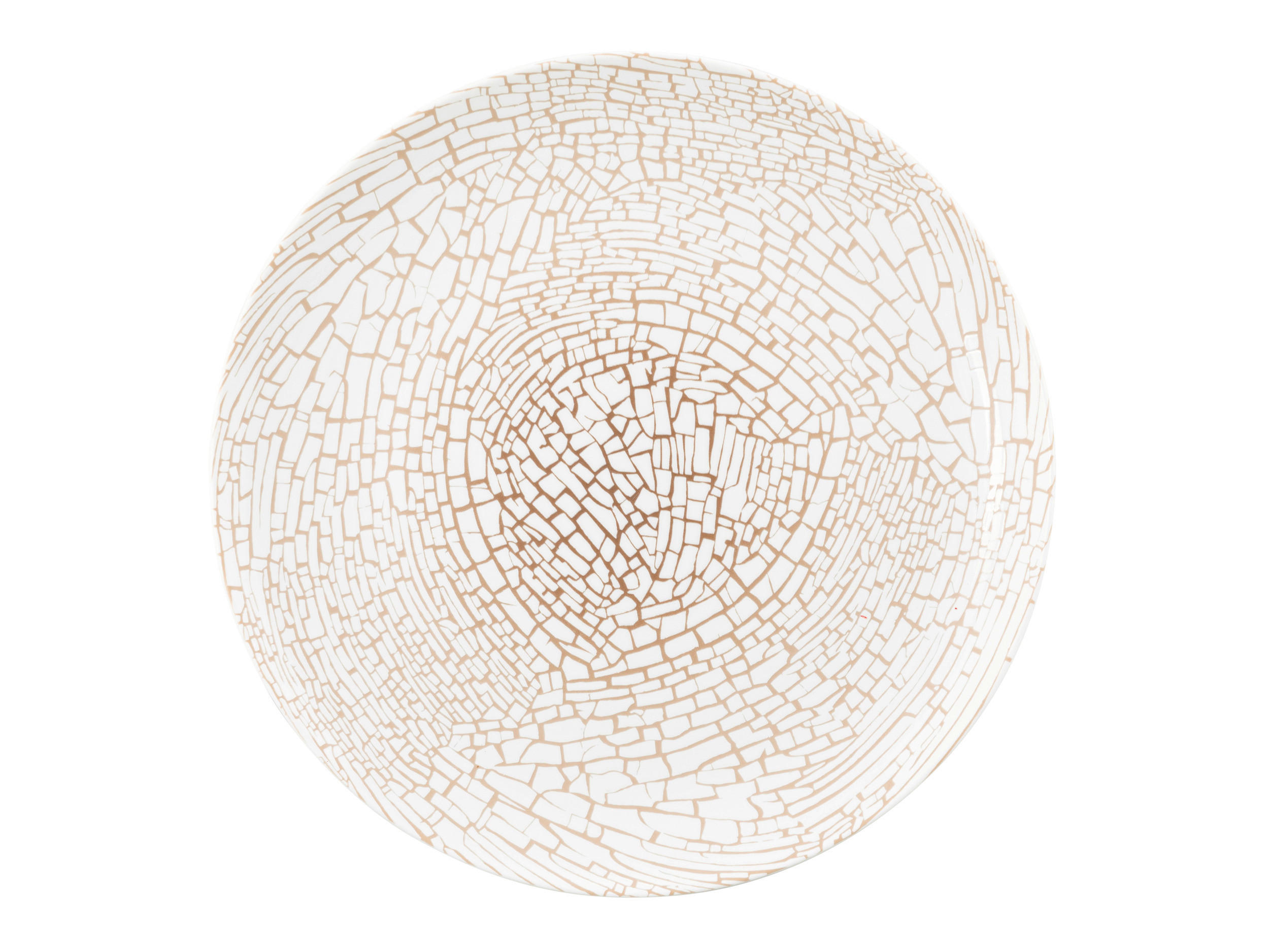 KROŽNIK ZA ZAJTRK  Liberty Krakelee  22,25 cm        - bela/barve brona, Basics, keramika (22,25cm) - Seltmann Weiden