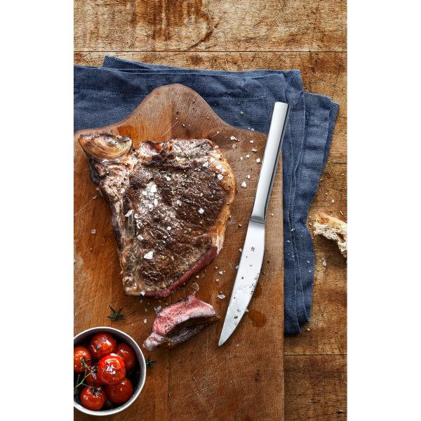 STEAKMESSERSET Nuova - Edelstahlfarben, Basics, Metall (23cm) - WMF
