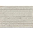 WOHNLANDSCHAFT Creme Cord  - Creme/Schwarz, Design, Kunststoff/Textil (190/425/224cm) - Hom`in