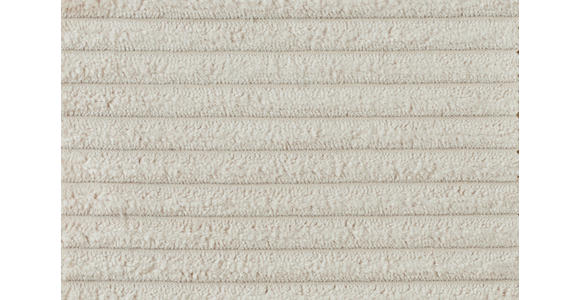 WOHNLANDSCHAFT in Cord Creme  - Creme/Schwarz, Design, Kunststoff/Textil (224/425/190cm) - Hom`in