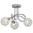 DECKENLEUCHTE - Chromfarben, LIFESTYLE, Glas/Metall (33/33/24cm) - BOXXX
