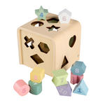 SPIELWÜRFEL  - Blau/Pink, Basics, Holzwerkstoff (14/14/14,8cm) - My Baby Lou