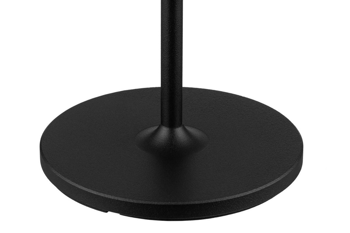 AKKU-TISCHLEUCHTE Naos 15/25 cm  - Schwarz, Design, Kunststoff/Metall (15/25cm) - Dieter Knoll