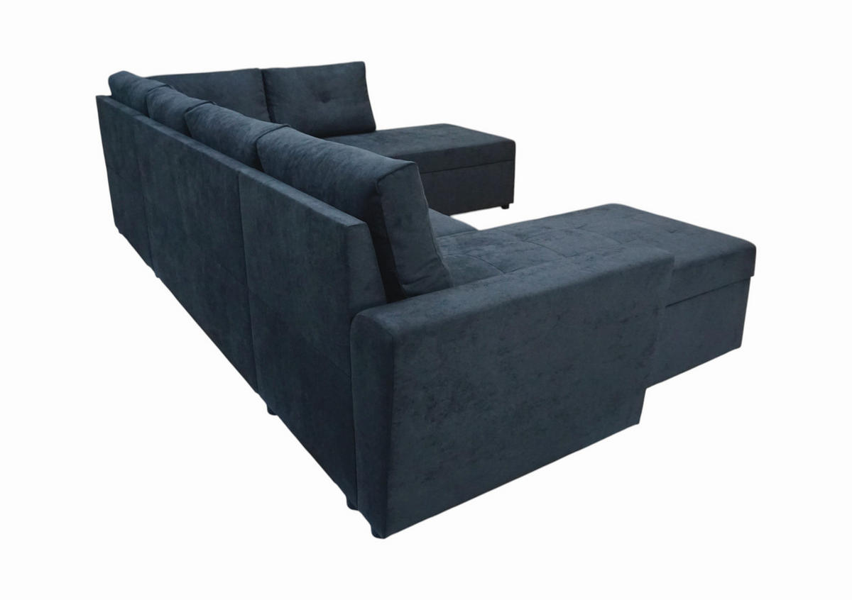 WOHNLANDSCHAFT TERMOLI Anthrazit Jacquard  - Anthrazit/Schwarz, Design, Kunststoff/Textil (155/297/212cm) - MID.YOU