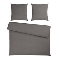 BETTWÄSCHE Flanell Flanell 200/200 cm  - Silberfarben, Basics, Textil (200/200cm) - Novel