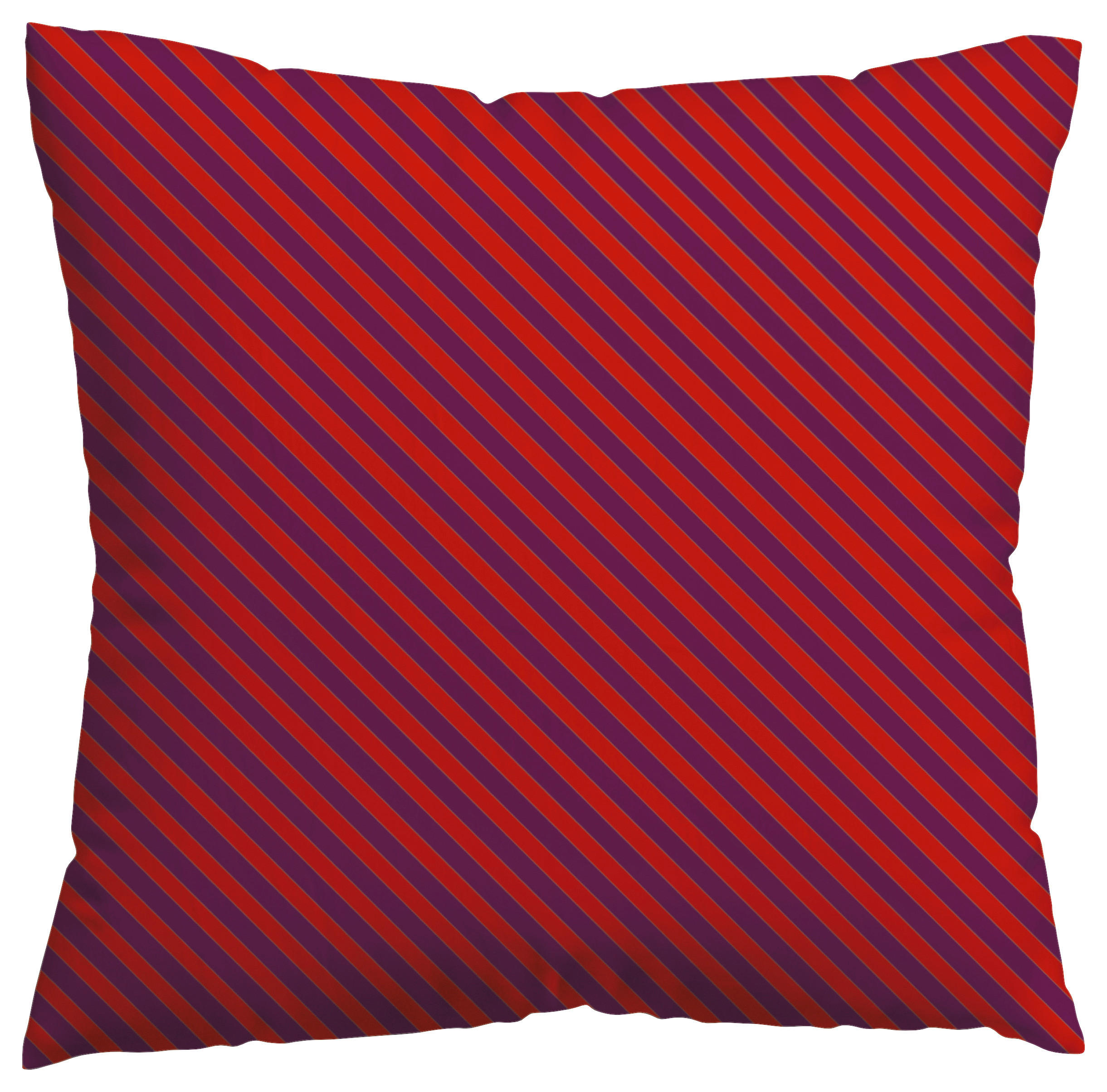 Schlafgut Kissenbezug Woven Satin Fade Lila, Rot 40x40 cm