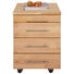 ROLLCONTAINER - Erlefarben, Natur, Holz (42/65/55cm) - Linea Natura ROLLCONTAINER - Erlefarben, Natur, Holz (42/65/55cm) - Linea Natura