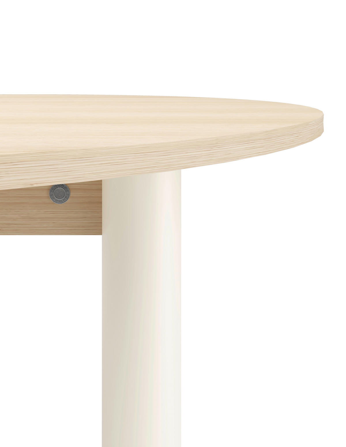 ESSTISCH in Metall, Holzwerkstoff 120/120/76 cm  - Hellbraun/Weiß, Natur, Holzwerkstoff/Metall (120/120/76cm) - Tom Tailor